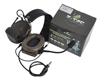 Amazon | ZTAC COMTAC II 軽装型 タクティカルヘッドセット Z151